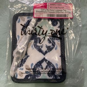 Carry Me Away Luggage Tag Fab Flourish, Thirty-One-Brand new!